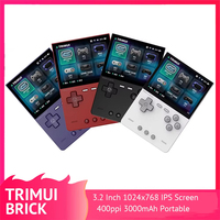 Trimui Brick Retro Handheld Game Console Linux System 3.2 Inch 1024x768 IPS Screen 400ppi 3000mAh Portable Video Game Player