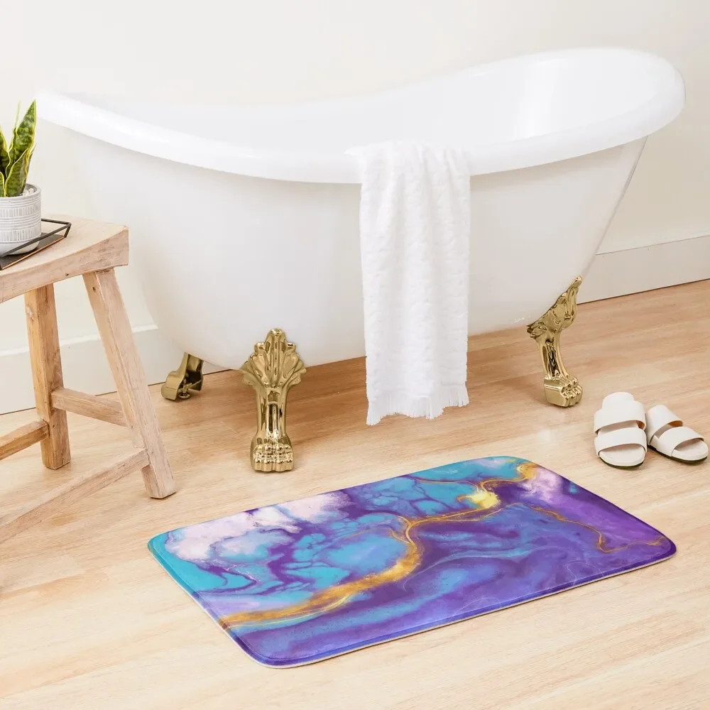 

Purple Marble Bath Mat Floors For Bathroom DoorEntrance Door Mat