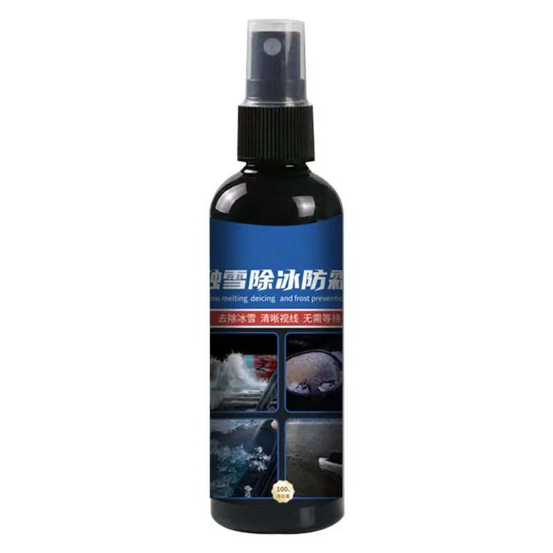 

Deicing Spray For Car 100ml Portable De-Icing Defrosting Agent For Glass Household Cleaning Supplies For Exhaust Pipe Rearview