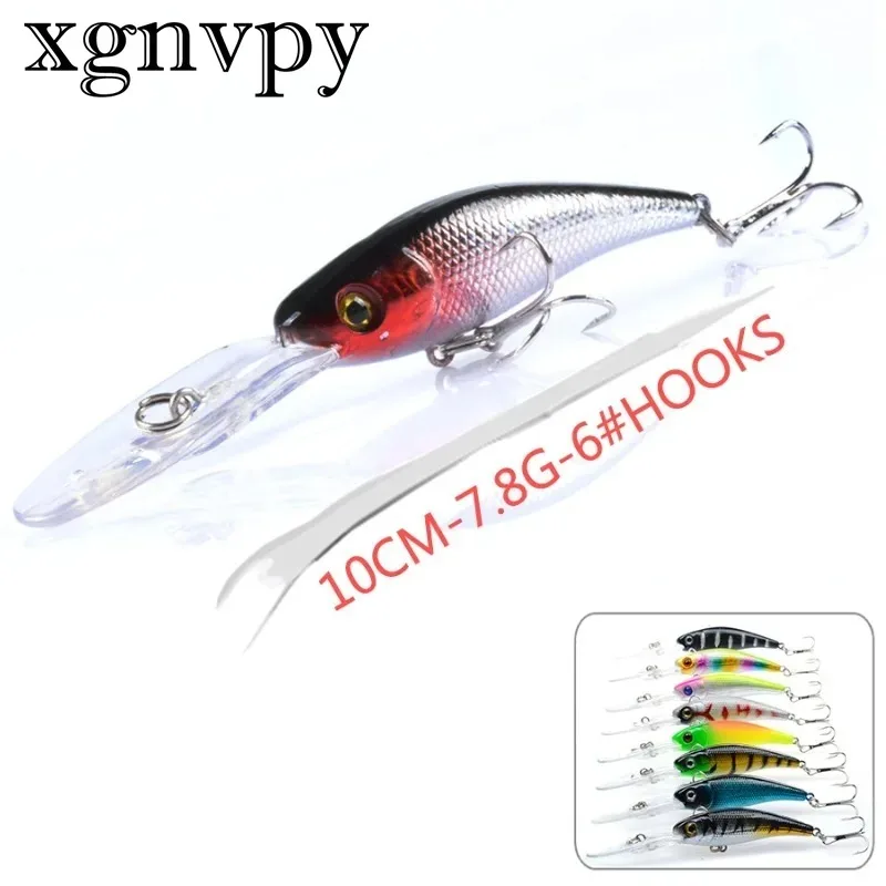 Xgnvpy Minnow Carp Fishing Lure Trolling Hard Bait Artificial Wobblers For Pike Jig Bait Bass Pesca Crankbaits Fishing