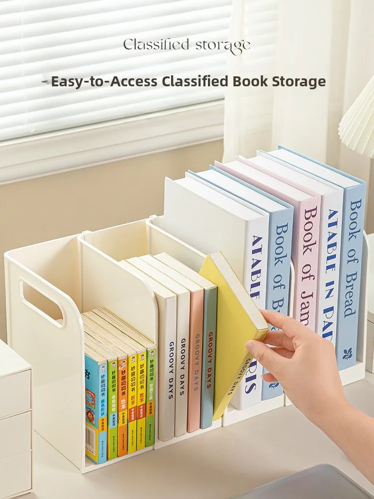 

Student Dormi Desktop Bookend Stand Exble Book Stationery Pen Holder Der pe Organizer Storage Box