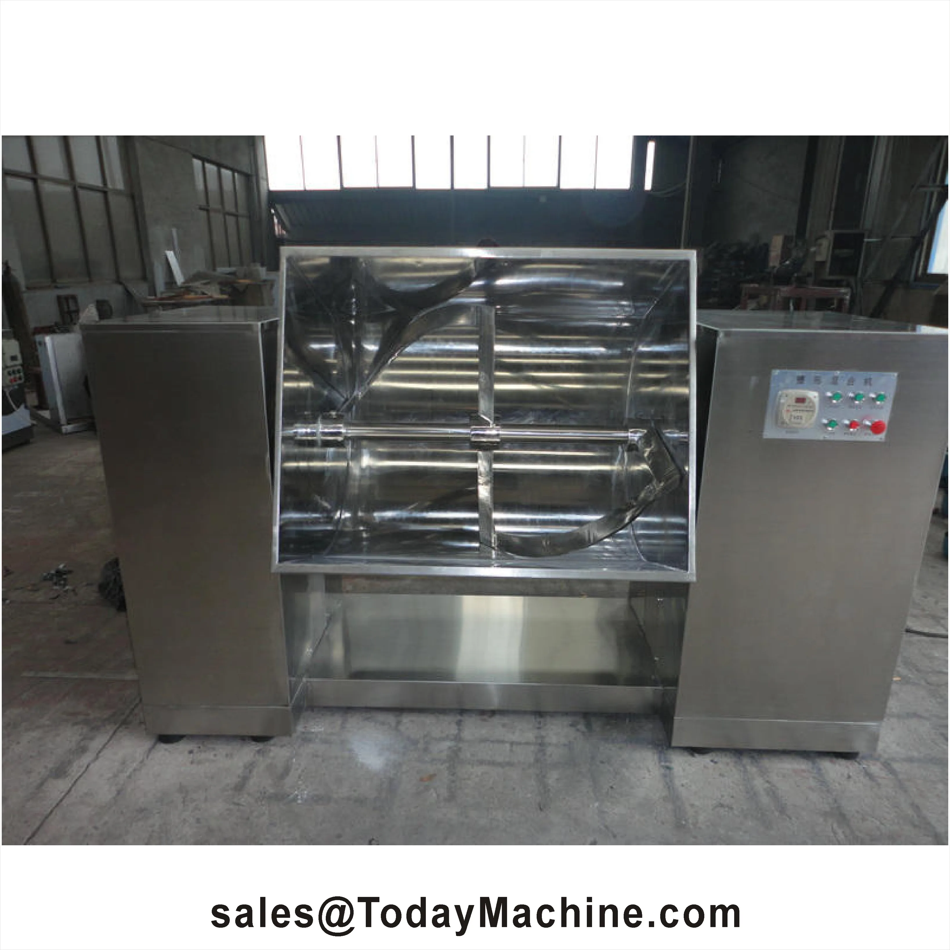 

Horizontal Mixer Machine Double Helical Ribbon Horizontal Food Powder Ribbon Animal Feed Mixer