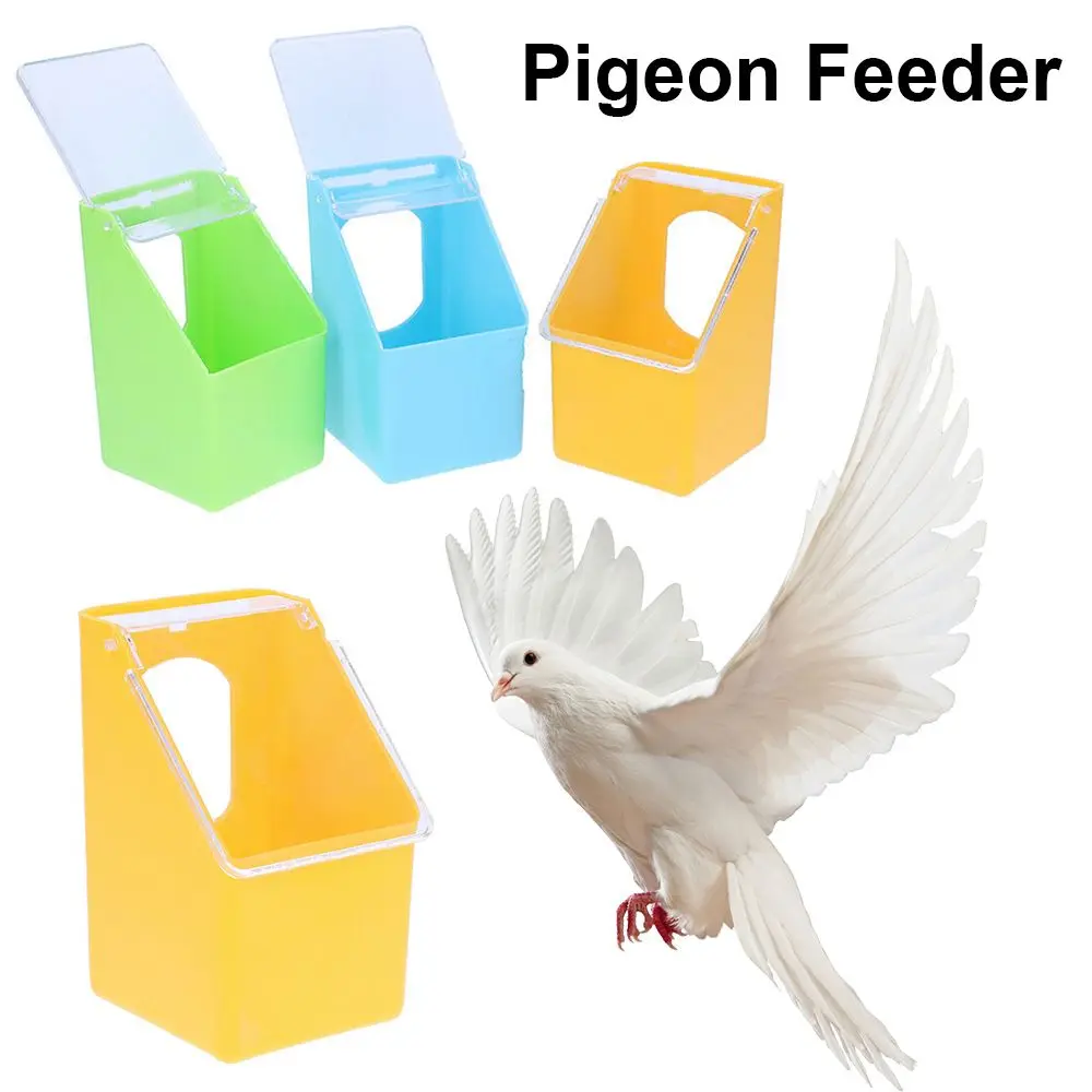 New Water Feeding Equipment Anti Splash Feeding Bowl Box Bird Feeder Parrot Container Pigeon Feeder Food Dispenser