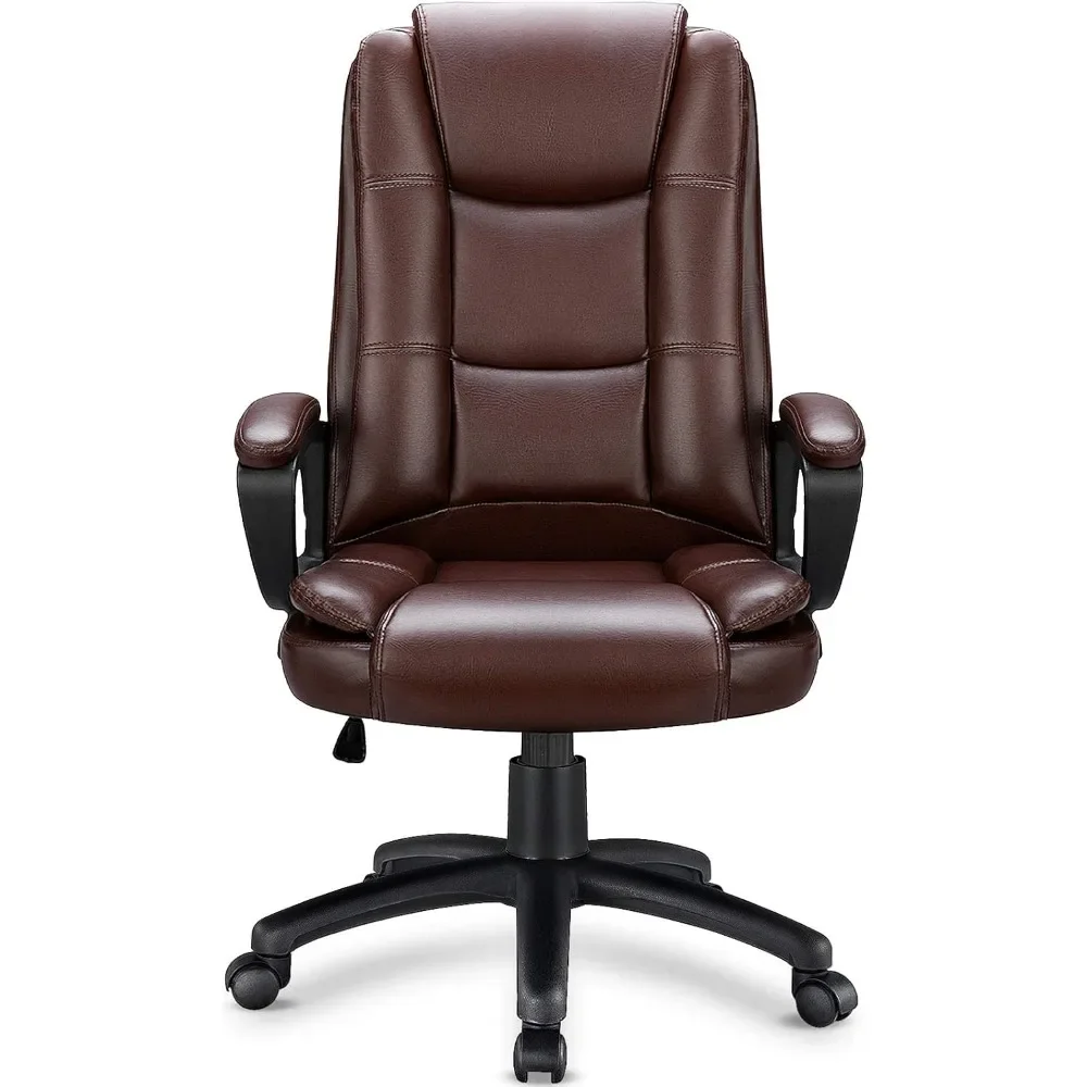 

Home Office Chair, 400LBS Big and Tall Chair Heavy Duty Design, Ergonomic High Back Cushion Lumbar Back Support