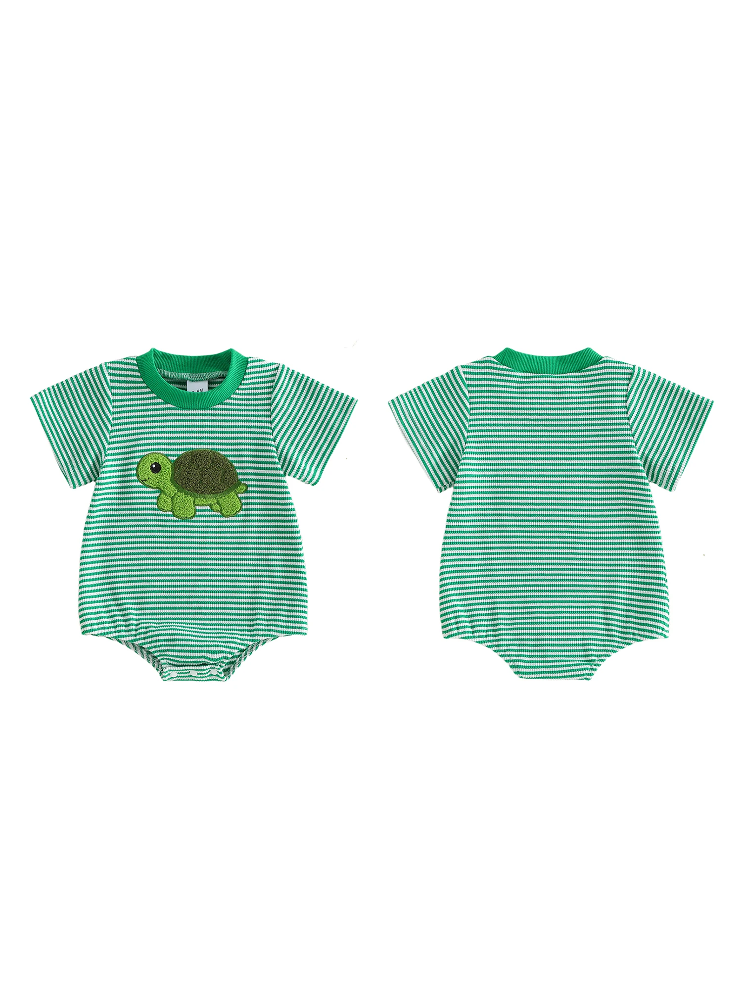 Infant Jumpsuit Sleeveless Round Neck Polka Dot Applique Elephant Romper Outfit for Newborn Baby Girls Boys Summer Wear