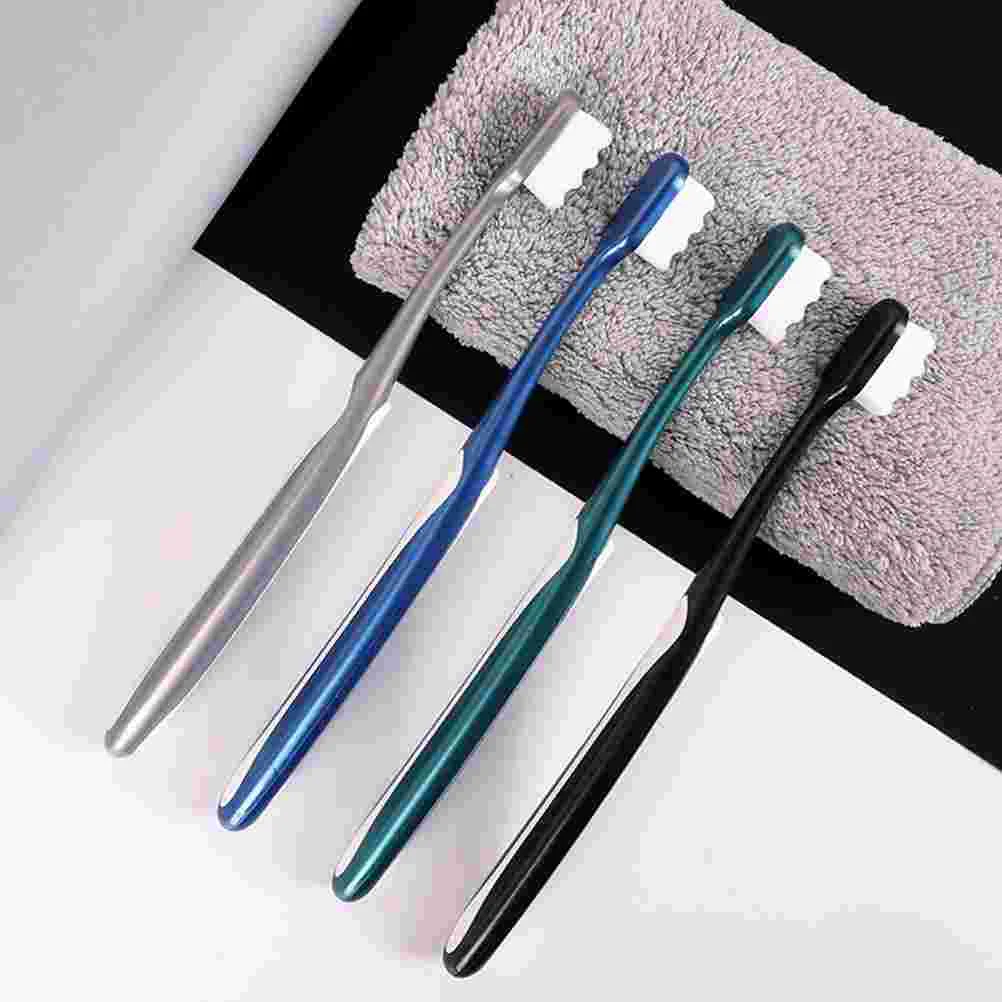 Escova de dentes macia para adultos, Escovas para casa, 4 pcs