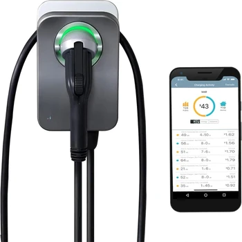Cargador EV de nivel 2 J1772, cargador de coche eléctrico Home Flex Hardwire
