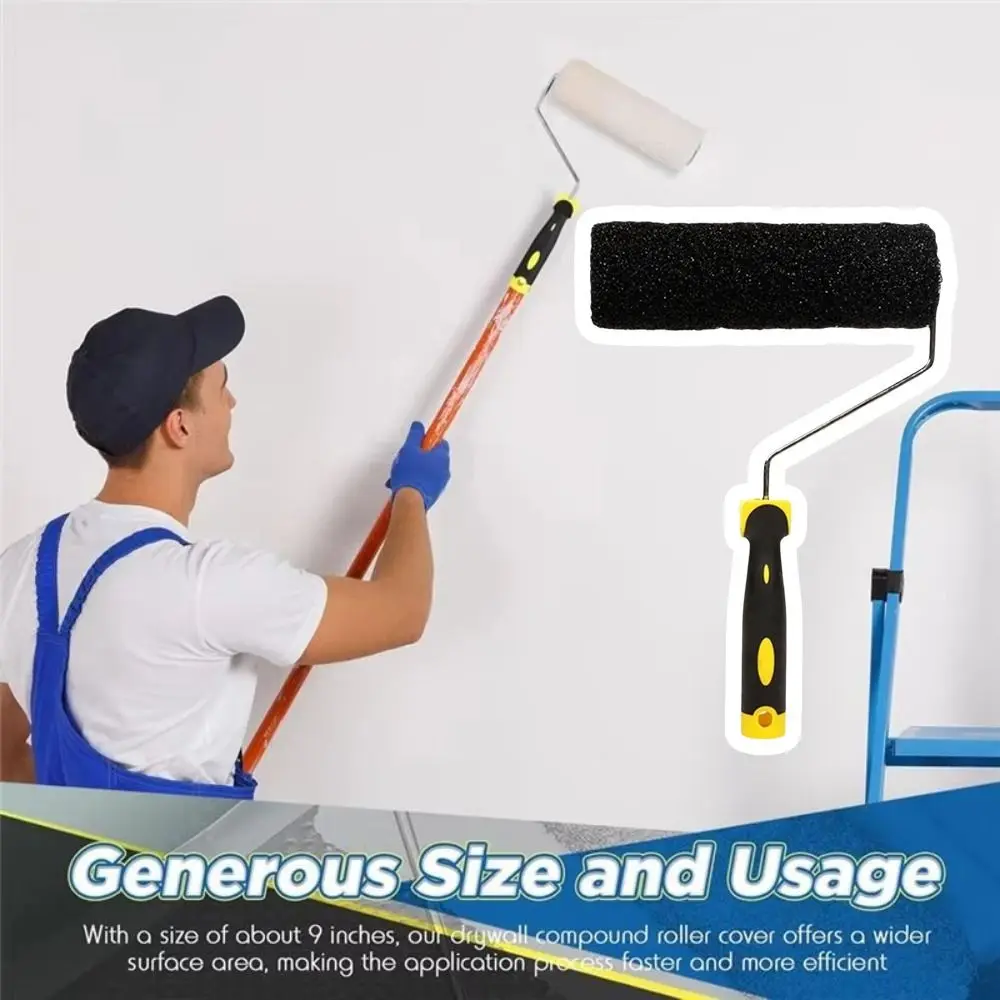 Comfortable Handle Painting Roller Set Textured Pattern Small Painting Roller Texture Roller Pattern Roller Smooth Plastering