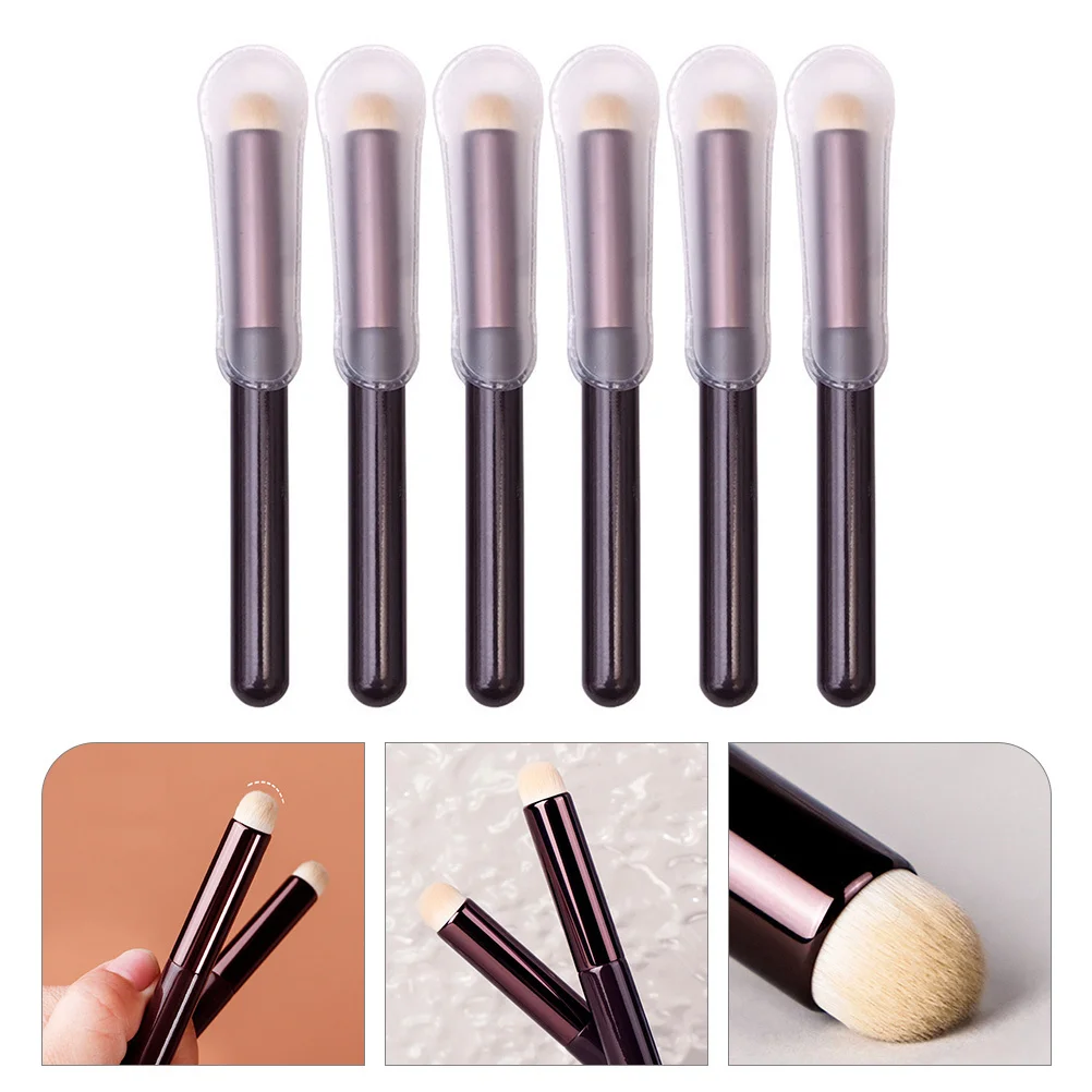 

6Pcs Makeup Sponge Set Mushroom Head Soft Face Powder Concealer Sponges Foundation Applicators for Travel Use