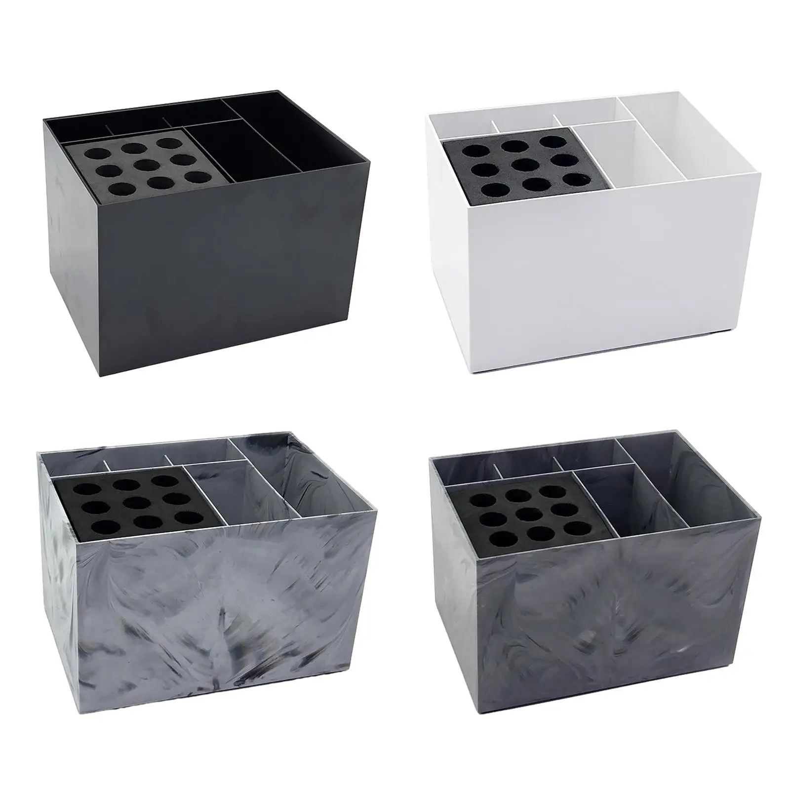 

Salon Organizer Hair Brush Holder Hair Cutting Tool Case Hairdressing Tool Storage Box for Bathroom