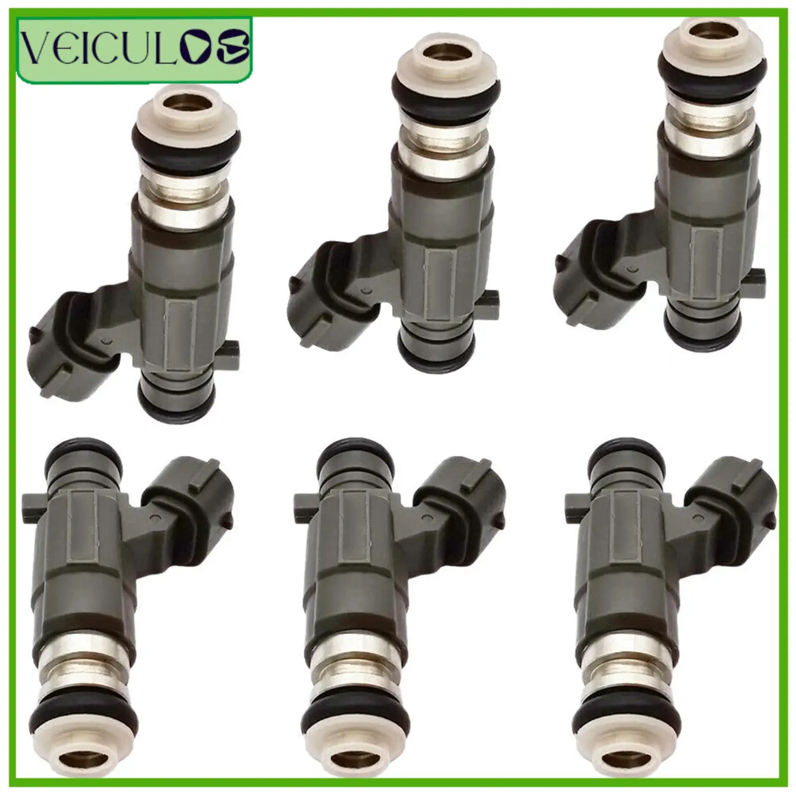 6pcs Fuel Injectors For Nissan 350Z 2003-2004 Infiniti G35 FX35 QX4 3.5L FBJC100 166005L700 16611AA350 FBJC100 Car Parts