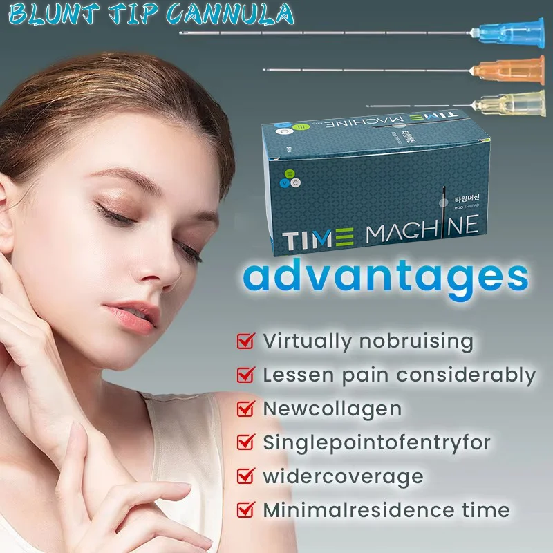 High Quality Disposable Micro Cannula Blunt Cannula For Filler Injection Uric Acid Facial Filling Nose Slight Blunt Needle