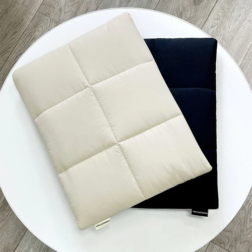 Imagen 1 del producto Cómoda bolsa hinchada para ordenador portátil de 13, 14, 15 pulgadas, para MacBook Air Xiaomi HP, resistente a golpes, ultraligera y esponjosa funda para portátil