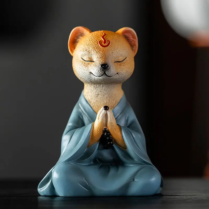 Zen Weasel Fox Fairy Decoration, Simplicity, Household, Office, Desktop, Creative Resin Crafts, Decompression Gift