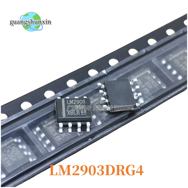 10PCS LM2903 LM2903DR LM2903DT LM2904 LM2904DR LM2904D SOP8 Low Power Dual Voltage Comparator