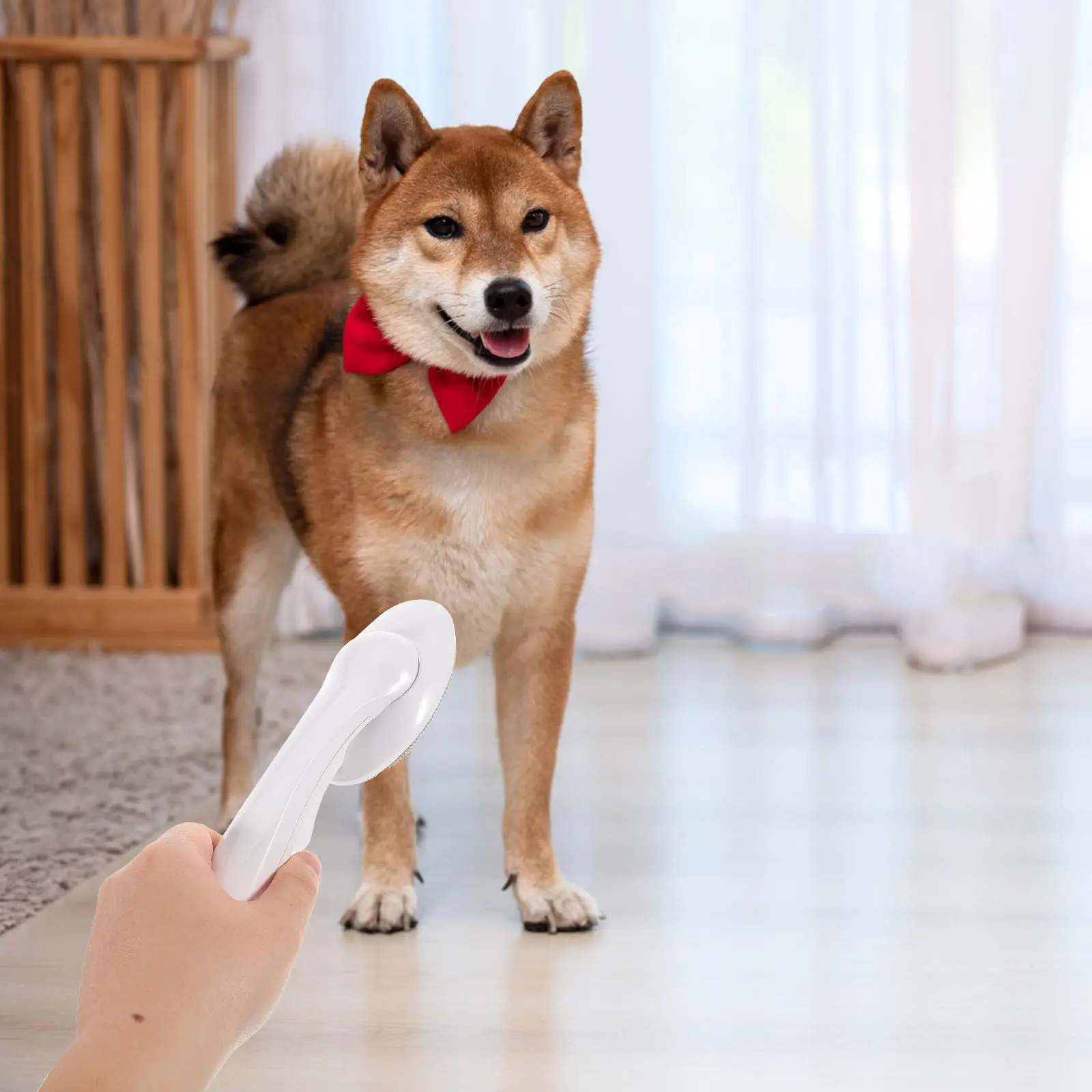 Rotating Ball Lint Roller Brush for Pet Hair, Static-Free Fabric Cleaner for Wool, Cashmere, Clothing & Furniture