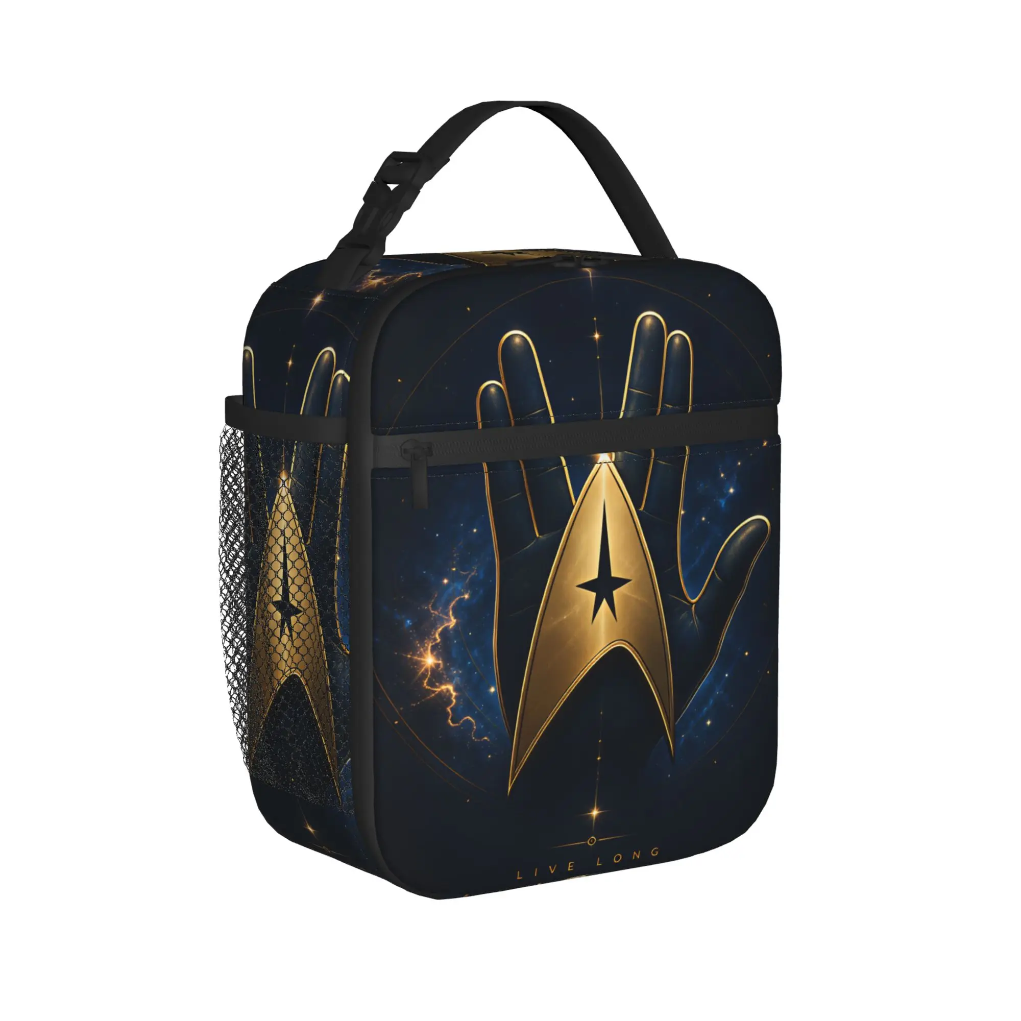 S-Star T-Trek Ship Movie  Lunch Bag For Child  Graphic Lunch Box Casual School Cooler Bag Portable Oxford Thermal Tote Handbags