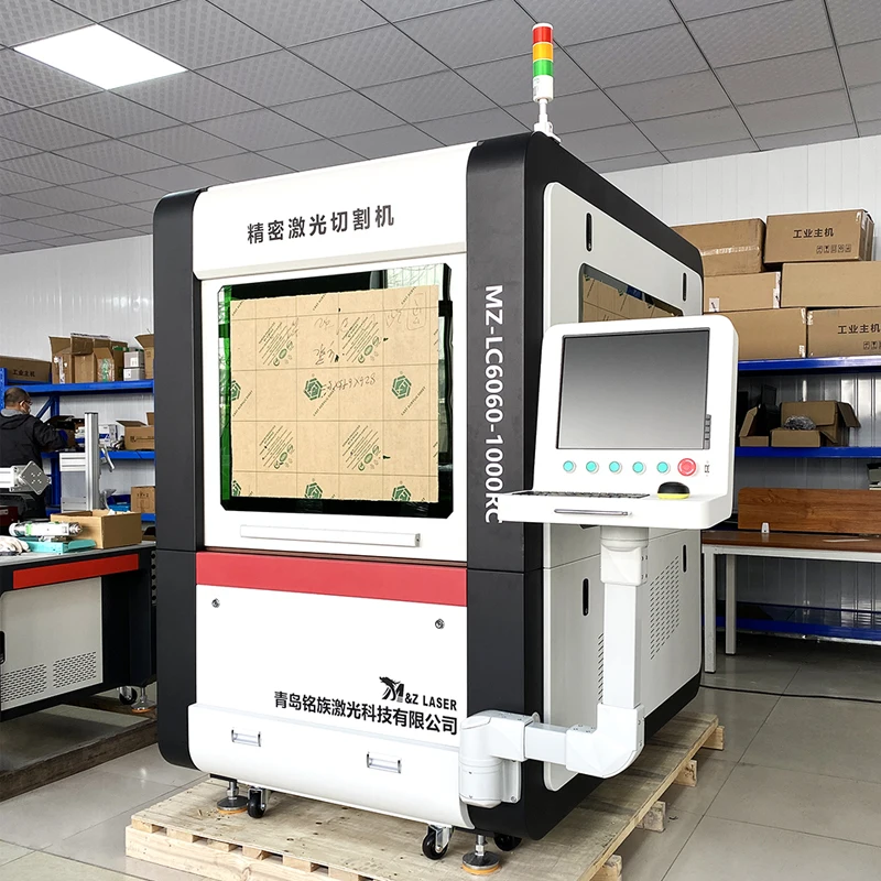 6060 Enclosed High Precision Fiber infrared ray Cutting Machine for Metal Materials with