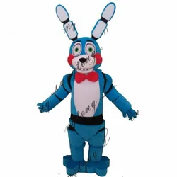 Christmas Blue Bear Fnaf Toy Blue Bunny Mascot Costumes For Adults Christmas Halloween Outfit