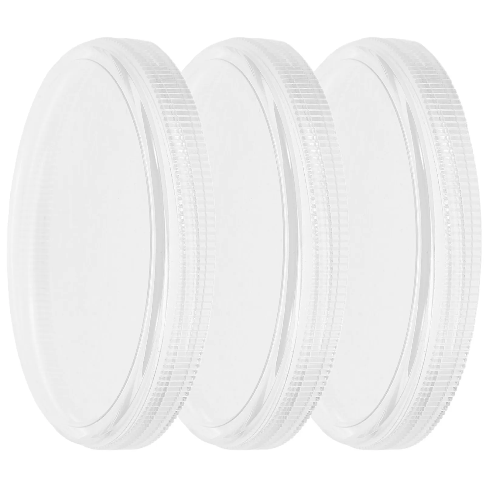 3Pcs Pressure Gauge Cover Transparent Flat Protective Lens Replacement Cap Pressure Meter Repair Parts Industrial Dustproof Case