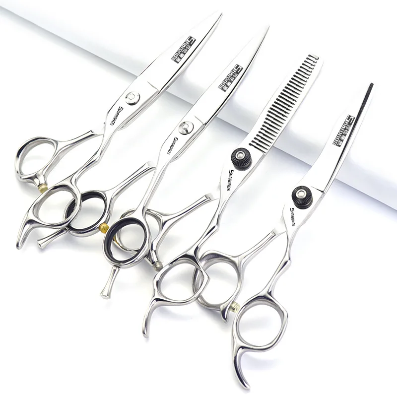 Professional Haircutting Scissors 6 Inch Hairdressing Knife Scissors 440C New Big Samurai Professional Hairdressing Scissors