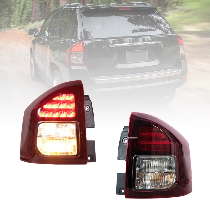 

For Jeep Compass 2014 2015 Rear Tail light Rear Bumper Light Tail Stop Brake Lamp Turn Signal Warning Car Parts