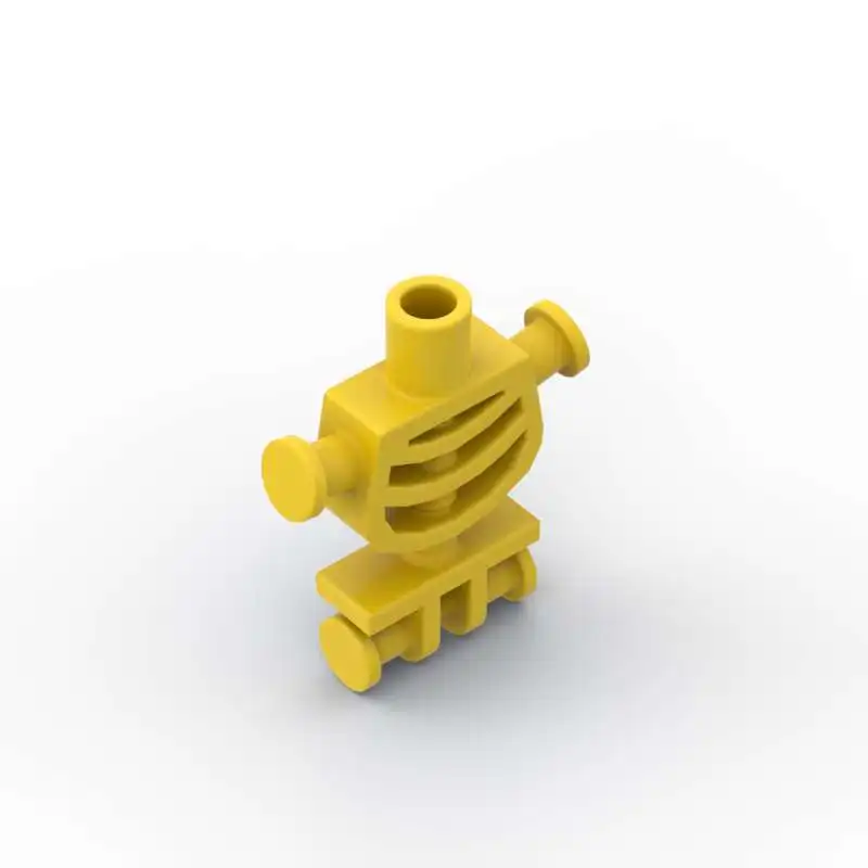 Moc 10 pçs parte tijolo 60115 esqueleto corpo blocos de construção ombro compatível montar quebra-cabeça partículas brinquedo diy dia das bruxas presente do miúdo