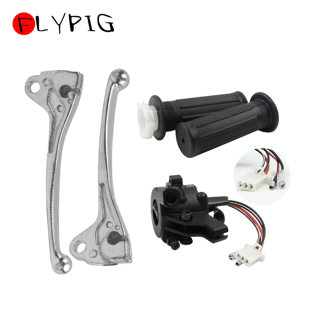 Throttle Housing Start Switch Handlebar Accelerator Twist Grip Handle Bar Set for Yamaha PW50 PY50 Peewee Y-Zinger Motorcycle