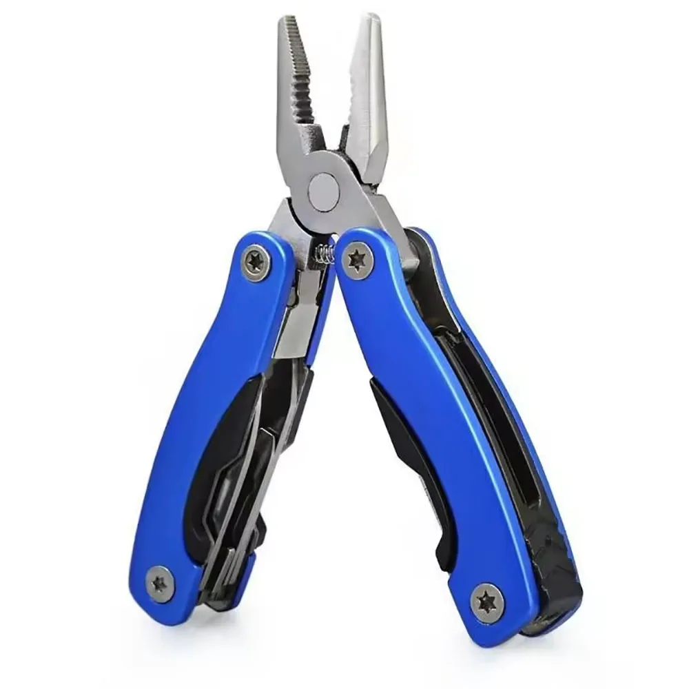 Tragbare Taschen-Multifunktionszange, Abziehbar, Klappmesser, Multitool für Outdoor-Camping, Faltbare Multifunktions-Handwerkzeuge – Detail 9