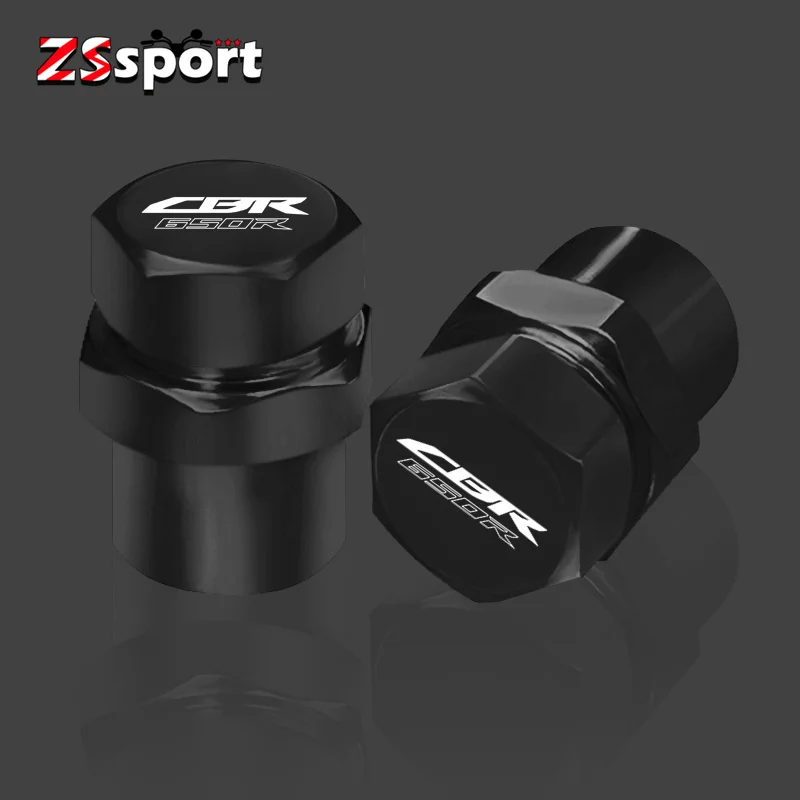 For HONDA CBR650R CBR650F Motorcycle Accessories CNC Aluminum Wheel Tire Valve Caps Airtight Covers cbr 650r 650f