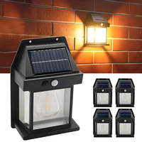 Outdoor Solar Wall Lamp Waterproof Tungsten Filament Lamp Induction Lamp Household Garden Wall Light Villa Lighting Night Light