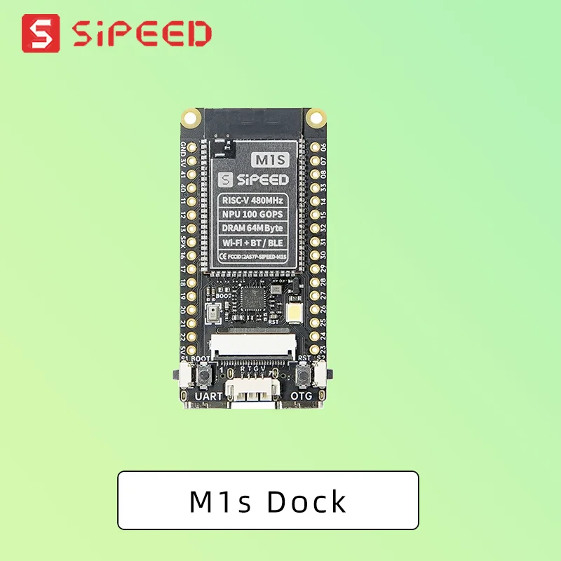 

Sipeed M1s Dock AI+IoT BL808 tinyML RISC-V Linux Artificial Intelligent Development Board