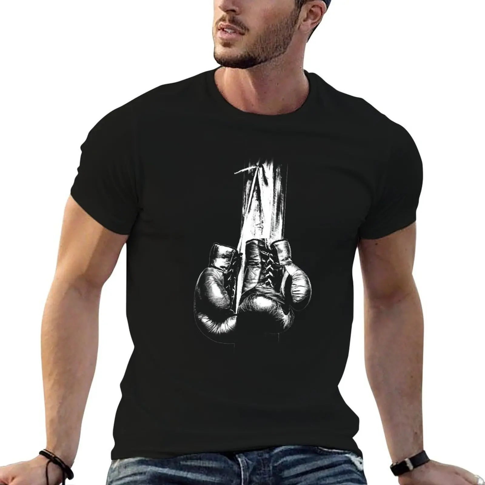 

Boxing gloves tee T-Shirt g man t shirts for men anime t shirts oversize anime tshirt T-Shirt
