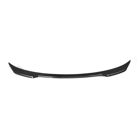 Rear Trunk Spoiler Wings Real Dry Carbon Fiber Low-Kick Deck Tails For BMW 4 Series Gran Coupe G26/i4 2021-IN Car Boot Lid Lip