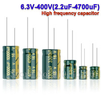 10V 16V 25V 35V 50V 400V Ibuw High Frequency Low ESR Aluminum Capacitor 100UF 220UF 330UF 470UF 680UF 1000UF 2200UF 3300UF