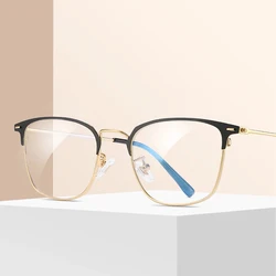 VEITHDIA Blue Light Blocking Glasses Square Unisex Design Eyeglasses Frame, Anti Eyestrain Computer Game Glasses Eyewear V1001