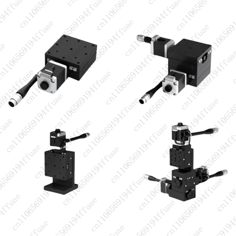 X-Axis Electric Displacement Sliding Table Fine-Tuning Optical Precision Ball Guide Rail Generic Fitting