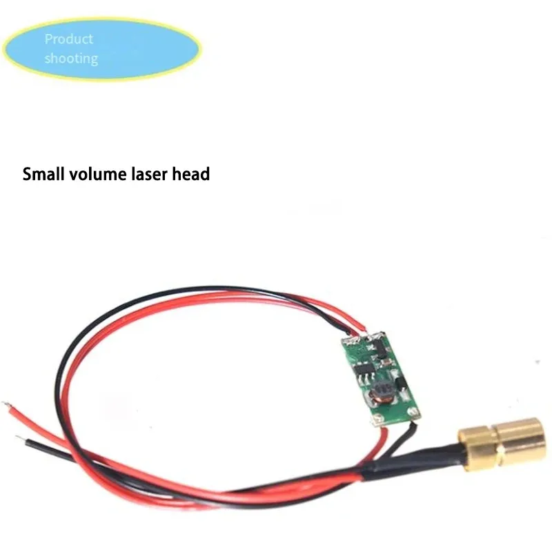 أنبوب على شكل رأس ليزر، حجم ليزر، نقطة ليزر، وحدة الضوء الأخضر، صغير mm6، 10 مستقيم، شعاع من الدرجة الصناعية، فئة mW #4