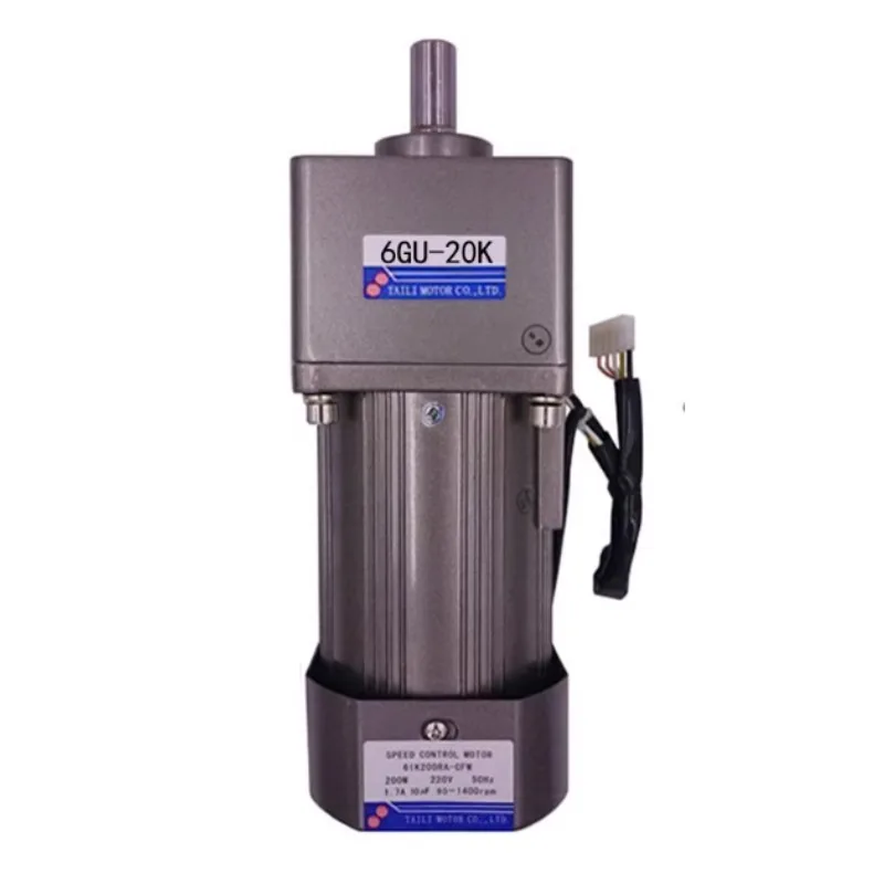 200W AC220V 6GU-3K-180K  motor speed motor with gear box  gear motor