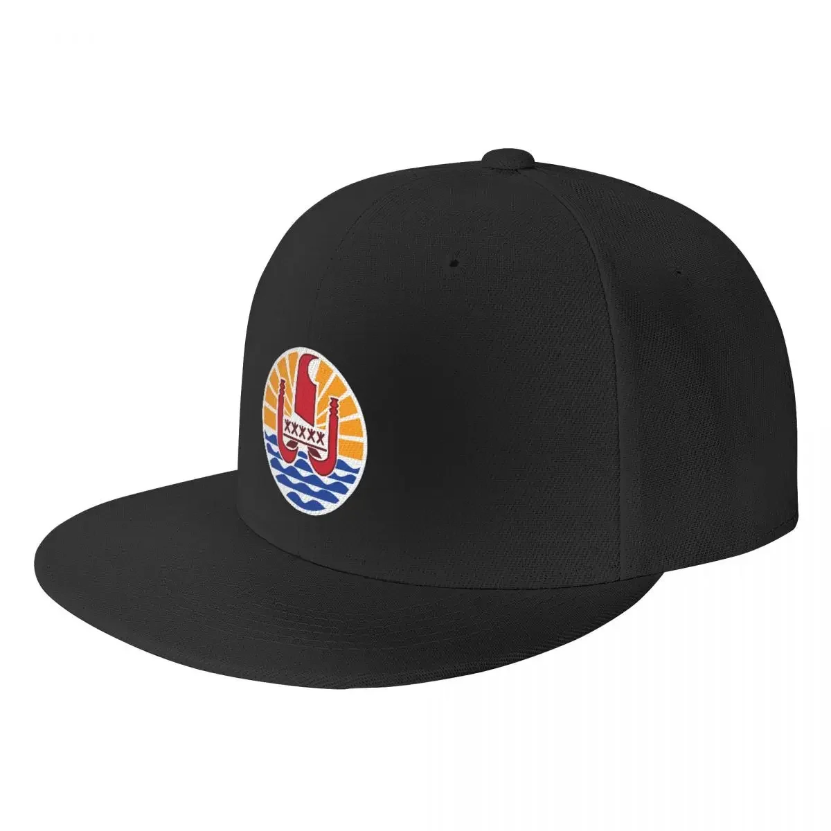 Punk Coat Of Arms Of French Polynesia Hip Hop Baseball Caps Men Women Adjustable Dad Hat Snapback