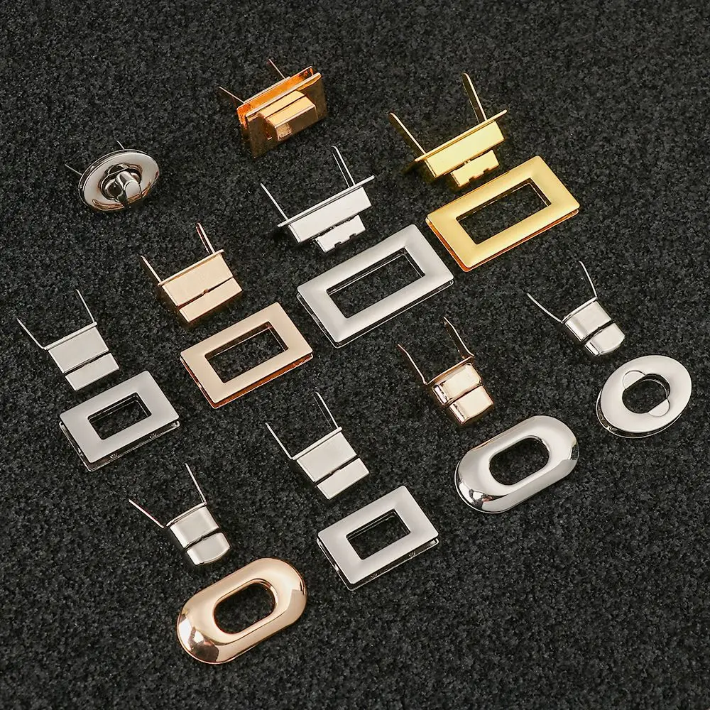 New Bag Parts Accessories Bag Buckle DIY Handbag Bag Purse Twist Lock Turn Lock Metal Clasp