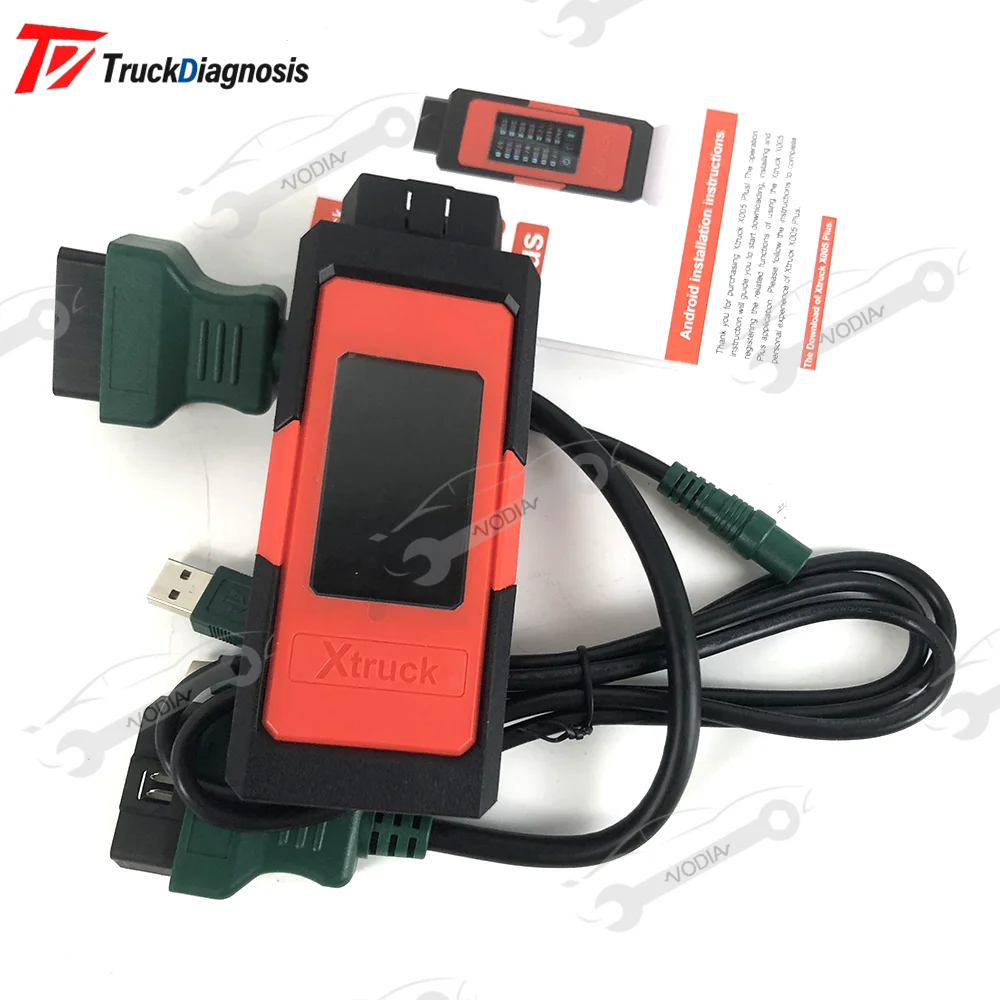 Truck diagnostic tool Xtruck 005 plus USB version connection supports for heavy-duty trucks, FAW, Weichai, and Euro 6