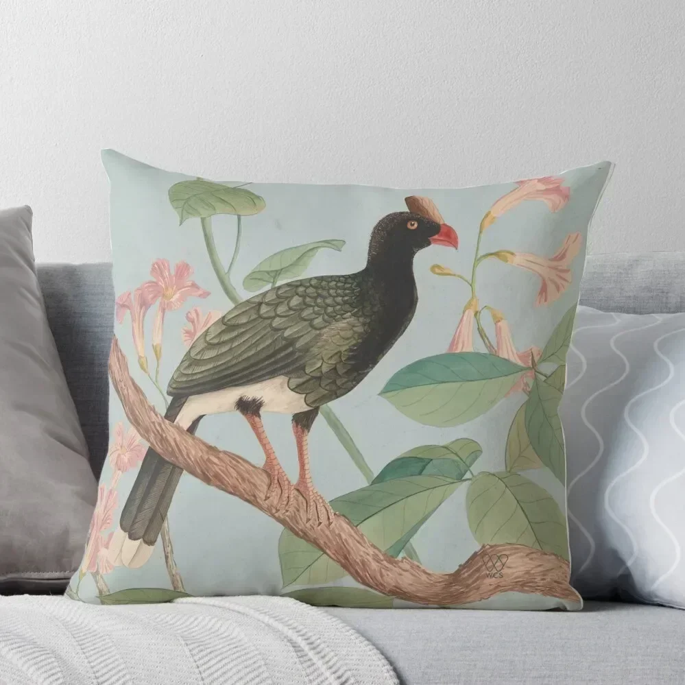 

Helmeted Curassow Throw Pillow Decorative Sofa Cushion pillow pillowcase christmas cushions covers Plaid Sofa pillow