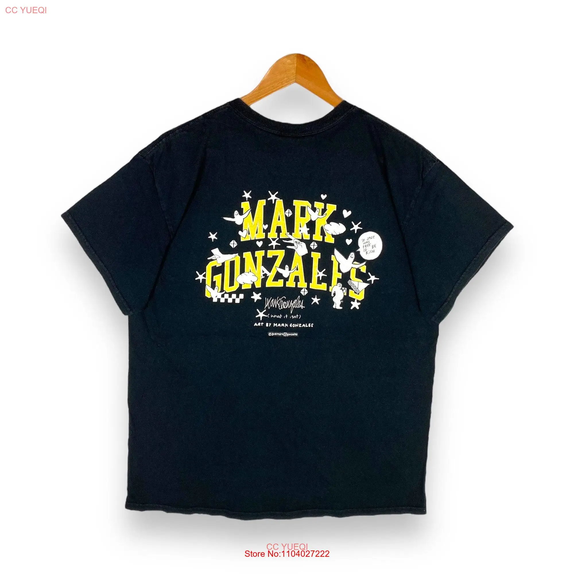 Rare MARK GONZALES GUERRERO American Professional Skateboarder And Artist T Shirt What It Isnt Art Medium Size