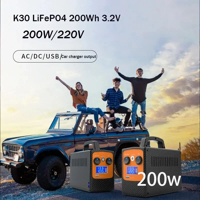 K30 Lithium-Ijzerfosfaat 3.2V High-Power Draagbare Zelfrijdende Camping Mobiele Voeding Voor Buiten Met Back-Up Voor Energieopslag