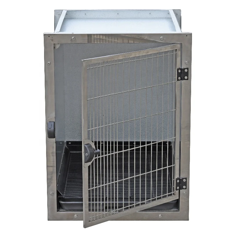 dog cage Galvalume body 304 stainless steel door Modular assembly wholesale pet Breeding dog cage house easy clean Professional