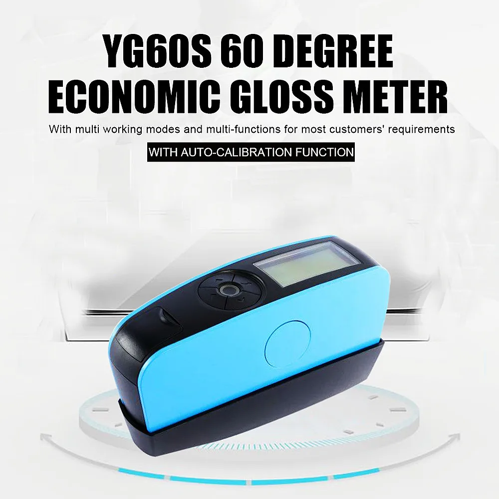 

YG60S 60 Degree Economic Gloss Meter Paints Ink Ceramic Marble Bamboo Surface Glossiness Tester Car Paint Coating Glossmeter