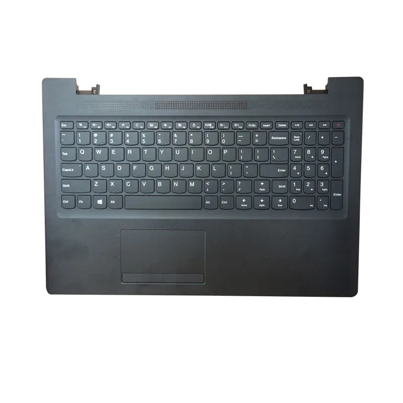 

New Laptop Topcase Palmrest Upper Cover With Keyboard For Lenovo Ideapad 110-15ACL 110-15IBR Black US EU