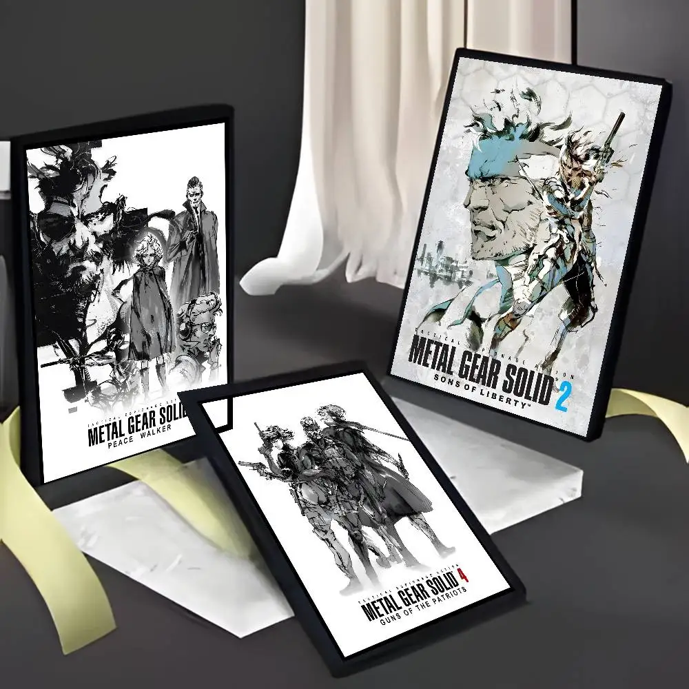 Handsome Man Game M-Metal Gear Solid-MT Poster Art painting poster with prints Home bedroom living room decoration gift