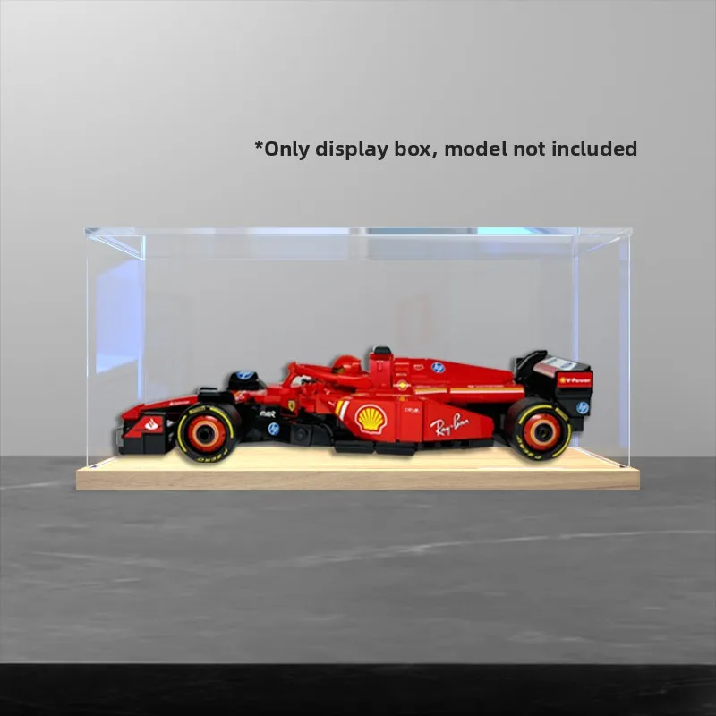 Acrylic Storage Box for Car Racing Series F1 Display Case Suitable
